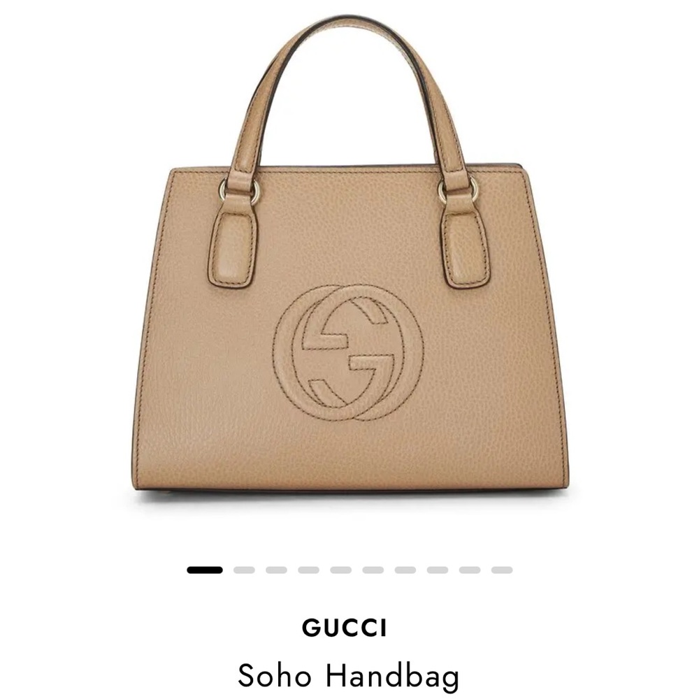 Gucci soho top handle bag authentic worn once.